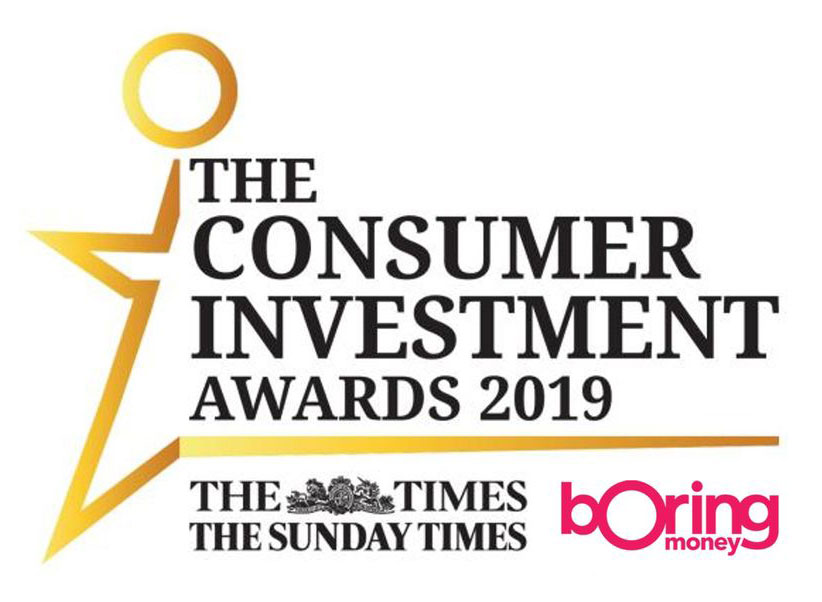 Best New Investment Service - The Consumer Investment Awards 2019